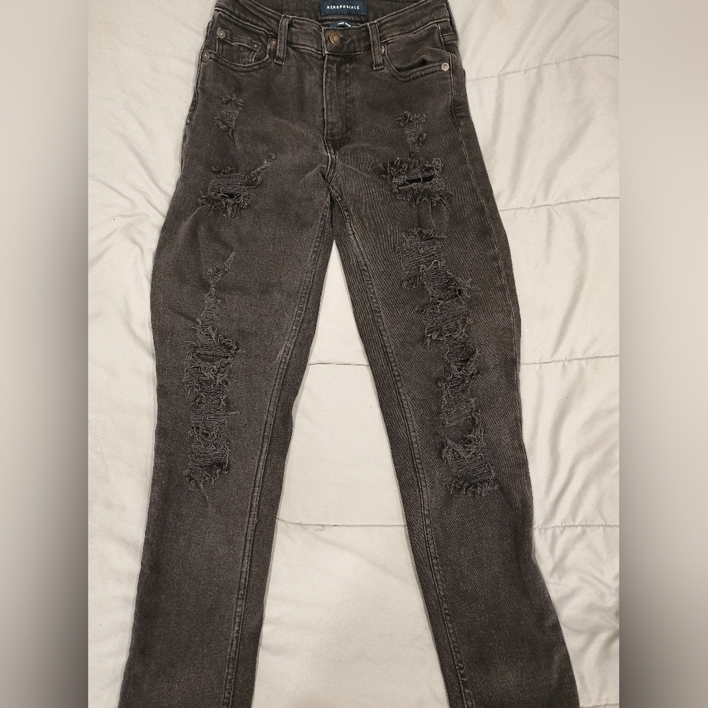 Aéropostale Black Mom Jeans